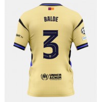 Stroje piłkarskie Barcelona Alejandro Balde #3 Koszulka Wyjazdowej 2025-26 Krótki Rękaw